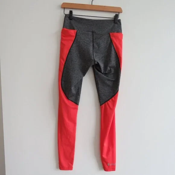 COTOPAXI Wazimu Leggings Tights in Gray Orange Outdoor Gorpcore Sport - Size S - Picture 6 of 14